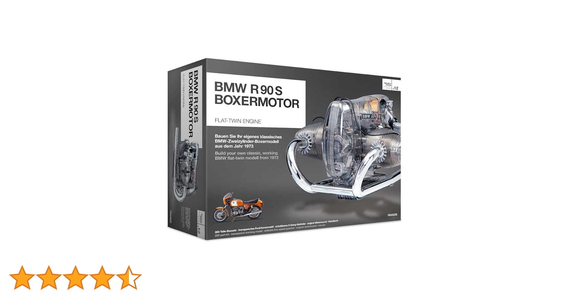 Amazon | 1/2 BMW R90S ボクサー フラット・ツイン エンジン 空冷OHV2